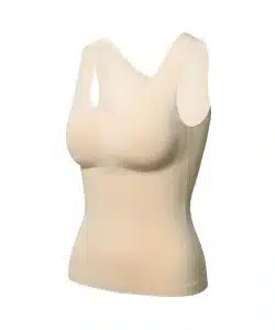 built in bra supports sports vest